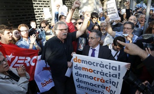 Des militants indépendantistes catalans
