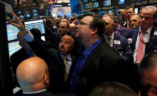 Le fondateur du réseau social profesionnel LinkedIn, Reid Garrett Hoffman, à Wall Street, le 19 mai 2011 pour l'introduction en Bourse de l'entreprise.