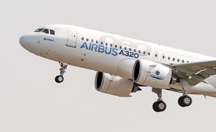 Illustration d'un Airbus A320 neo.