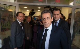Nicolas Sarkozy, président de l'UMP, le 23 mars 2015 à Paris.