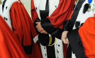 Des magistrats, le 11 janvier 2012, au Palais de justice de Paris.