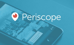 Periscope est une application permettant de diffuser des vidéos en direct. Illustration