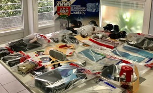 Les objets dérobés saisis par la gendarmerie de Loire-Atlantique.