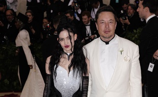 L'artiste Grimes et le co-fondateur de Telsa, Elon Musk