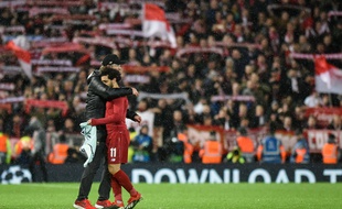 Jurgen Klopp et Mo Salah, le 19 février 2019.