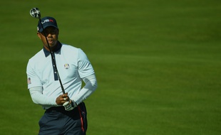 Tiger Woods lors de la Ryder Cup 2018