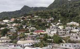 Une vue de Mtsamboro, point d'arrivée de nombreux immigrés clandestins à Mayotte.