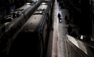 Un quai de la gare madrilène d'Atocha