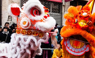 La parade du Nouvel an chinois, en janvier 2013 à Lyon.