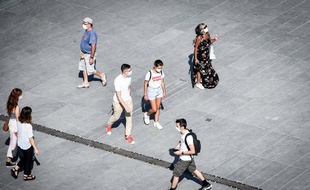 Dans les rues de Bordeaux le 11 septembre 2020.