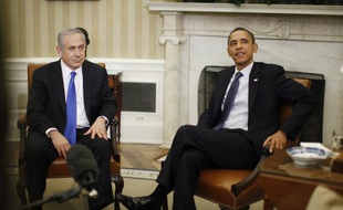 Le Premier ministre israélien, Benjamin Netanyahou, et le président américain, Barack Obama, le 5 mars 2012, à Washington (Etats-Unis).
