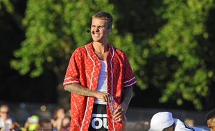 Le chanteur Justin Bieber