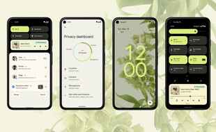 Avec Android 12,Google a choisi un design qui s'adapte aux couleurs du fond d'écran.