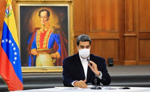 Nicolas Maduro, le 5 mai 2020 à Caracas au Venezuela.