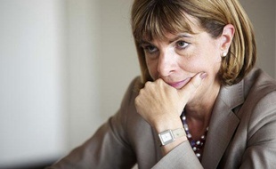 L'ancienne présidente du directoire d'Areva, Anne Lauvergeon, lors d'une interview à Paris en mai 2011.