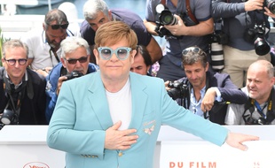 Le chanteur Elton John lors du 72e Festival de Cannes