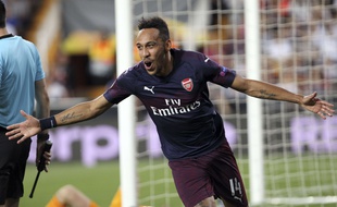 L'attaquant des Gunners Aubameyang a été bien épaulé par le Français Lacazette, buteur aussi.