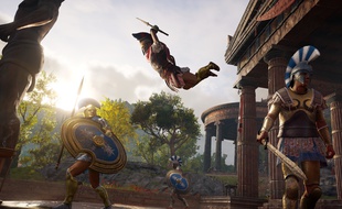 Image promotionnelle d'«Assassin's Creed Odyssey» d'Ubisoft.