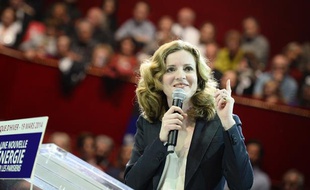 Nathalie Kosciusko-Morizet donnait le 19 mars 2014 son dernier meeting de campagne au Cirque d'Hiver, à Paris.