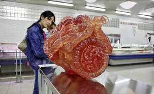 Sculpture à la boucherie, installation à l'hôtel, photo au restaurant et dessin à la charcuterie, l'art est partout dans le 19e.