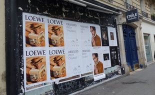Un magasin fermé rue de Rennes en janvier 2018.
