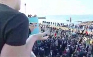 Un pêcheur invective Nicolas Sarkozy le 6 novembre au port du Guilvinec, dans le Finistère