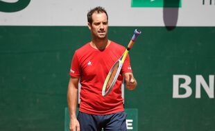 Richard Gasquet qui pense à son prochain adversaire.