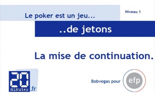 Apprenez le poker en vidéo: Le «continuation bet» ou comment agresser post-flop