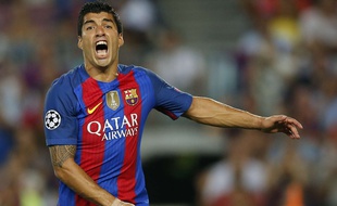 Luis Suarez lors de la 1ère journée de Ligue des champions entre le Barça et le Celtic Glasgow, le 13 septembre 2016.