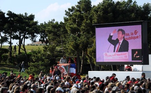 Le meeting de Jean-Luc Mélenchon au Prado
