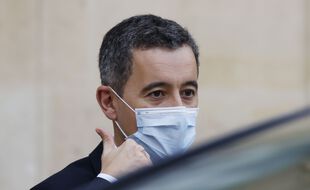Le ministre de l'Intérieur Gérald Darmanin à Paris.