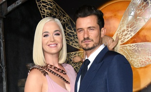 La chanteuse Katy Perry et son fiancé, l'acteur Orlando Bloom