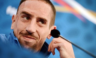 Franck Ribéry, le 11 octobre 2012, à Clairefontaine.