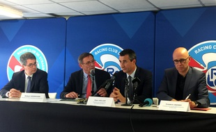 De gauche à droite: Jean Rottner, Robert Herrmann, Marc Keller, Frédéric Bierry