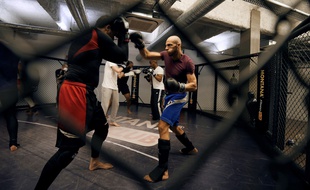 Un entraînement de MMA