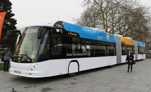 Le nouvel e-busway de Nantes sera 100% électrique.