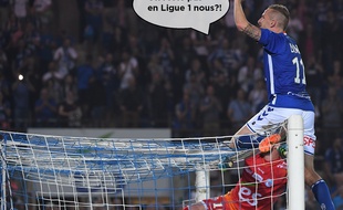 Strasbourg-Lyon: Dimitri Liénard a marqué le but du maintien pour le RAcing dans les dernières secondes du match.