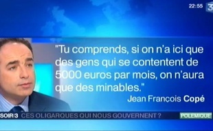 Capture d'écran du journal télévisé Soir 3 de France 3, le 5 janvier 2011.