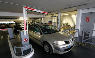 Le parking souterrain Cathédrale, en centre-ville de Nantes