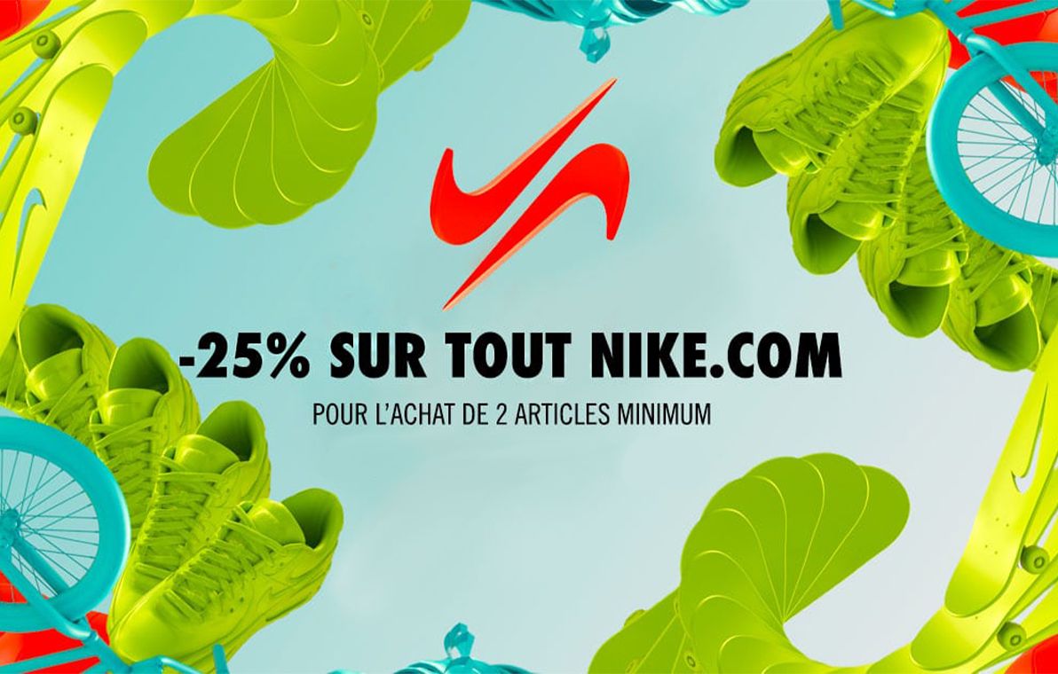 Code promo pour nike best sale