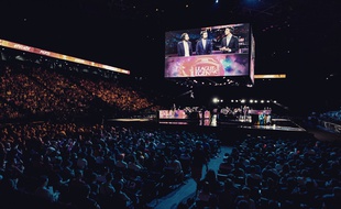 Bercy à l'occasion d'une compétition de LoL