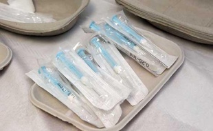Des doses de vaccins contre la grippe A (H1N1).