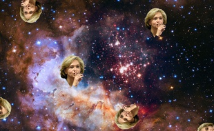 Valérie Pécresse, ministre de l'Espace, vue d'artiste.