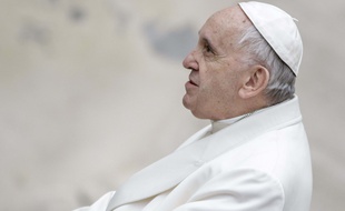 Le Pape François au Vatican en avril 2018.