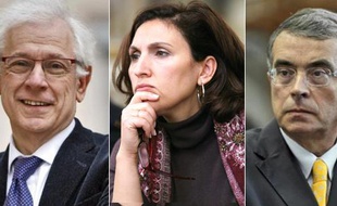 Philippe Meirieu (Europe Ecologie), Nora Berra (UMP) et Jean-Jack Queyranne (PS ) candidats aux régionales en Rhône-Alpes.