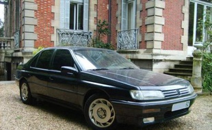 La Peugeot 605 blindée de Jean-Marie Le Pen mise en vente sur ebay