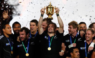 Les All Blacks ont gagné la septième Coupe du monde, chez eux, en Nouvelle Zélande, le 23 octobre 2011.