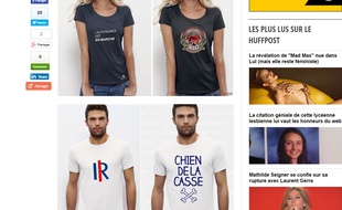 Comparatif des tee-shirts Les Républicains par Le Huffington Post