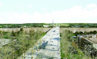 Les travaux pour la construction du nouveau franchissement de la Garonne débuteront au premier trimestre 2017.