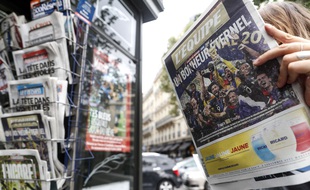 La Une de « L'Équipe » après la victoire des Bleus en 2018